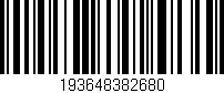 Código de barras (EAN, GTIN, SKU, ISBN): '193648382680'