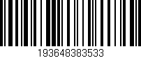 Código de barras (EAN, GTIN, SKU, ISBN): '193648383533'