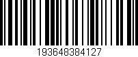 Código de barras (EAN, GTIN, SKU, ISBN): '193648384127'