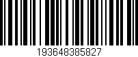 Código de barras (EAN, GTIN, SKU, ISBN): '193648385827'
