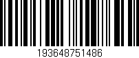 Código de barras (EAN, GTIN, SKU, ISBN): '193648751486'