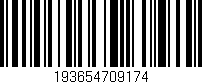 Código de barras (EAN, GTIN, SKU, ISBN): '193654709174'