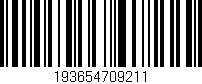 Código de barras (EAN, GTIN, SKU, ISBN): '193654709211'