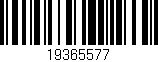 Código de barras (EAN, GTIN, SKU, ISBN): '19365577'