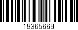 Código de barras (EAN, GTIN, SKU, ISBN): '19365669'
