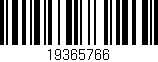 Código de barras (EAN, GTIN, SKU, ISBN): '19365766'