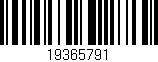 Código de barras (EAN, GTIN, SKU, ISBN): '19365791'