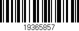 Código de barras (EAN, GTIN, SKU, ISBN): '19365857'