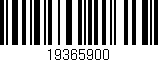 Código de barras (EAN, GTIN, SKU, ISBN): '19365900'