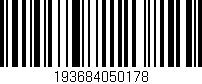 Código de barras (EAN, GTIN, SKU, ISBN): '193684050178'
