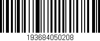 Código de barras (EAN, GTIN, SKU, ISBN): '193684050208'