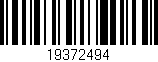 Código de barras (EAN, GTIN, SKU, ISBN): '19372494'