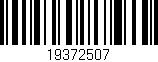 Código de barras (EAN, GTIN, SKU, ISBN): '19372507'