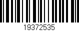 Código de barras (EAN, GTIN, SKU, ISBN): '19372535'