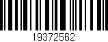 Código de barras (EAN, GTIN, SKU, ISBN): '19372562'
