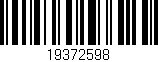 Código de barras (EAN, GTIN, SKU, ISBN): '19372598'
