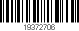 Código de barras (EAN, GTIN, SKU, ISBN): '19372706'