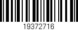 Código de barras (EAN, GTIN, SKU, ISBN): '19372716'