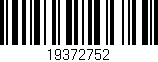 Código de barras (EAN, GTIN, SKU, ISBN): '19372752'