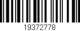 Código de barras (EAN, GTIN, SKU, ISBN): '19372778'