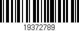 Código de barras (EAN, GTIN, SKU, ISBN): '19372789'