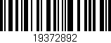 Código de barras (EAN, GTIN, SKU, ISBN): '19372892'