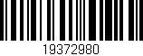Código de barras (EAN, GTIN, SKU, ISBN): '19372980'