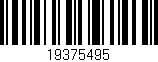 Código de barras (EAN, GTIN, SKU, ISBN): '19375495'