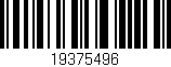 Código de barras (EAN, GTIN, SKU, ISBN): '19375496'