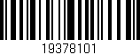 Código de barras (EAN, GTIN, SKU, ISBN): '19378101'