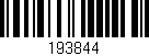 Código de barras (EAN, GTIN, SKU, ISBN): '193844'
