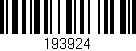 Código de barras (EAN, GTIN, SKU, ISBN): '193924'