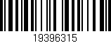 Código de barras (EAN, GTIN, SKU, ISBN): '19396315'
