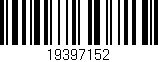 Código de barras (EAN, GTIN, SKU, ISBN): '19397152'
