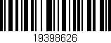 Código de barras (EAN, GTIN, SKU, ISBN): '19398626'