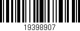 Código de barras (EAN, GTIN, SKU, ISBN): '19398907'