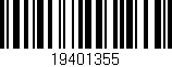 Código de barras (EAN, GTIN, SKU, ISBN): '19401355'