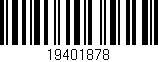 Código de barras (EAN, GTIN, SKU, ISBN): '19401878'