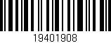 Código de barras (EAN, GTIN, SKU, ISBN): '19401908'