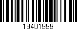 Código de barras (EAN, GTIN, SKU, ISBN): '19401999'