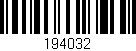 Código de barras (EAN, GTIN, SKU, ISBN): '194032'