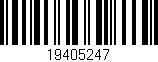 Código de barras (EAN, GTIN, SKU, ISBN): '19405247'