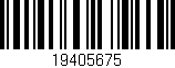 Código de barras (EAN, GTIN, SKU, ISBN): '19405675'