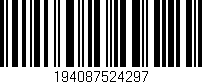 Código de barras (EAN, GTIN, SKU, ISBN): '194087524297'