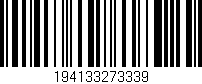 Código de barras (EAN, GTIN, SKU, ISBN): '194133273339'