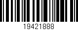 Código de barras (EAN, GTIN, SKU, ISBN): '19421888'
