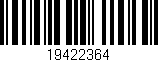 Código de barras (EAN, GTIN, SKU, ISBN): '19422364'