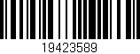 Código de barras (EAN, GTIN, SKU, ISBN): '19423589'