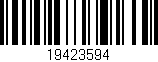 Código de barras (EAN, GTIN, SKU, ISBN): '19423594'