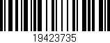 Código de barras (EAN, GTIN, SKU, ISBN): '19423735'